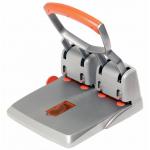 Rapid Supreme Heavy Duty Hole Punch HDC150/4-hole Silver/Orange 23223100