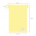 Nobo printable T- Cards Size 3 - Yellow - Pack size 20 sheets (4 T-Cards per sheet) total 80 T-Cards 2403004