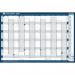 Sasco 2024 Vertical Year Wall Planner with wet wipe pen & sticker pack, Blue, Poster Style, 915mmW x 610Hmm - Outer Carton of 10 2410219