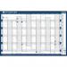 Sasco 2026 Vertical Year Wall Planner with wet wipe pen & sticker pack, Blue, Poster Style - Outer carton of 10 2410266