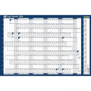 Sasco 2026 Original Year Wall Planner with wet wipe pen & sticker