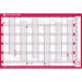 Sasco 2027 Vertical Year Wall Planner with wet wipe pen & pack of 378 stickers, Red, Poster Style, 915mmW x 610Hmm. Outer Carton of 10 2410290