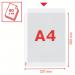 Esselte Heavy Duty Punched Pocket, A4 Maxi Format, Transparent, 100 Micron 30% pre-consumer recycled plastic PP (Pack of 25) - Outer carton of 24 259760