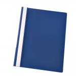 Esselte VIVIDA Report Flat File A4 Dark Blue Plastic With Clear Front (Box 25) 28315