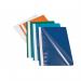 Esselte VIVIDA Report Flat File A4 Dark Blue Plastic With Clear Front (Box 25) 28315