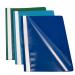 Esselte VIVIDA Report Flat File A4 Dark Blue Plastic With Clear Front (Box 25) 28315