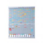 Nobo T-Card Planning Kit-Annual Planner, 13 columns, 54 slots 2911200