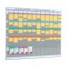 Nobo T-Card Professional Planner, 12 columns, 32 slots 2990700