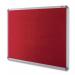 Nobo Conference Aluminium Frame Noticeboard 1200x900mm Burgundy 30125