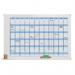 Nobo Monthly Magnetic Board Planner Magnetic Drywipe 900x600mm Code 3048101 3048101