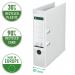 Leitz 180° Lever Arch File Plastic Patented 180° mechanism. A4, 80 mm. White (Pack 3) 310335001