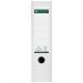 Leitz 180° Lever Arch File Plastic Patented 180° mechanism. A4, 80 mm. White (Pack 3) 310335001