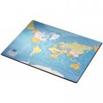 Esselte Europost Range World Map Desk Mat 40x53cm - Outer carton of 10 32184