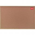 Nobo Cork Noticeboard Oak Framed 900x600mm 37639003