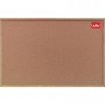 Nobo Cork Noticeboard Oak Framed 1200x900mm 37639004