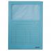 Leitz Window Folder A4 - Light Blue - Outer carton of 100 39500030