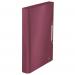 Leitz Style A4 Expanding File with 6 Compartments, Garnet Red - Outer carton of 5 39570028