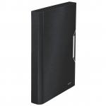 Leitz Style A4 Expanding File with 6 Compartments, Satin Black - Outer carton of 5 39570094