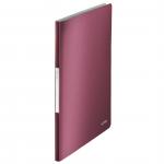 Leitz Style Display Book. Polypropylene. 20 pockets. 40 sheet capacity. A4. Garnet Red. - Outer carton of 10 39580028