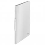 Leitz Style Display Book. Polypropylene. 40 pockets. 80 sheet capacity. A4. Arctic White. - Outer carton of 10 39590004