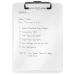 Leitz WOW Clipboard. 75 sheet capacity. A4. White 39710001