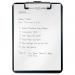 Leitz WOW Clipboard. 75 sheet capacity. A4. Black 39710095