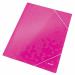 Leitz WOW 3 Flap Folder A4 250 Sheet Capacity Pink - Outer carton of 10 39820023