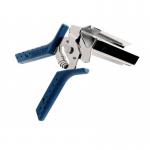 The picture shows a pair of sleek, silver pliers with long, pointed jaws. The handles are black and have a comfortable grip for precision use. The brand name, ACCO Brands, is prominently displayed on the handle. The pliers are part of the Rapid Pro line, indicated by the bold lettering. The tool is professional-grade and designed for quick, efficient use. The pliers are perfect for handling delicate materials such as vines, thanks to the sharp jaws and controlled grip. Overall, the picture exudes confidence and quality.