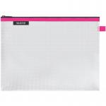 Leitz WOW water resistant Travel Pouch Large Size: 30x23 cm. Pink - Outer carton of 10 40260023