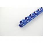 GBC CombBind Binding Combs, 14mm, 125 Sheet Capacity, A4, 21 Ring, Blue (Pack of 100) 4028238