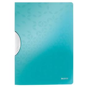 Leitz WOW Colorclip File A4 Polypropylene 30 Sheet Capacity Ice Blue - Outer carton of 10 41850051