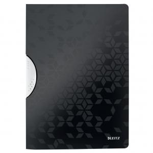 Leitz WOW ColorClip. Polypropylene. 30 sheet capacity. A4. Black -