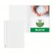 Leitz Standard Plastic Data Files, 30% pre-consumer recycled plastic, Front Flat Bar Mechanism A4 Clear - Outer carton of 25 41910001