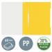 Leitz Standard Plastic Files 30% pre-consumer recycled plastic Yellow- Outer Carton of 25 41910015
