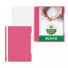 Leitz Standard Plastic File 30% pre-consumer recycled plastic Pink - Outer Carton of 25 41910022