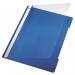 Leitz Standard Plastic Data Files 30% pre-consumer recycled plastic Blue, Front Flat Bar Mechanism A4 Blue - Outer carton of 25 41910035