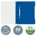 Leitz Standard Plastic Data Files 30% pre-consumer recycled plastic Blue, Front Flat Bar Mechanism A4 Blue - Outer carton of 25 41910035