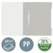 Leitz Standard Plastic File 30% pre-consumer plastic Clear- Outer Carton of 25 41910085