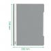 Leitz Standard Plastic File 30% pre-consumer plastic Clear- Outer Carton of 25 41910085