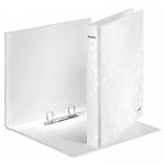 Leitz WOW Ring Binder A4 Maxi 2 D-Ring Size 25mm for 250 Sheets Pearl White - Outer carton of 10 42410001