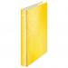 Leitz WOW Ring Binder Laminated. 25 mm, 2 D Ring mechanism. A4. Yellow. - Outer carton of 10 42410016