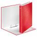 Leitz WOW Laminated Ring Binder A4 25 mm 2 D-Ring Red - Outer carton of 10 42410026