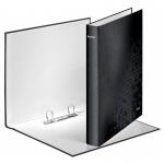 Leitz WOW Ring Binder Laminated. 25 mm, 2 D Ring mechanism. A4. Black - Outer carton of 10 42410095