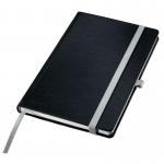 Leitz Style Notebook A5 ruled with hardcover 80 sheets.Satin Black - Outer carton of 5 44521094