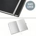Leitz Style Notebook A5 ruled with hardcover 80 sheets.Satin Black - Outer carton of 5 44521094