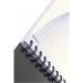 Leitz Office Notebook, Wirebound, 90 sheets, Ruled, 90gsm Ivory Paper, A5 Yellow - Outer carton of 5 44590015