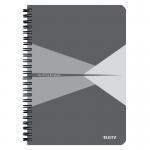 Leitz Office Notebook A5 ruled, wirebound with cardboard cover - Outer carton of 5 44591085