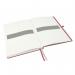 Leitz Complete Hard Cover Notebook A4 ruled red - Outer carton of 6 44720025