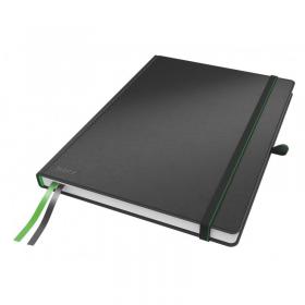 Leitz Complete Hard Cover Notebook A4 ruled black - Outer carton of 6 44720095