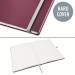 Leitz Style Notebook A4 ruled with hardcover 80 sheets. Garnet Red - Outer carton of 5 44751028